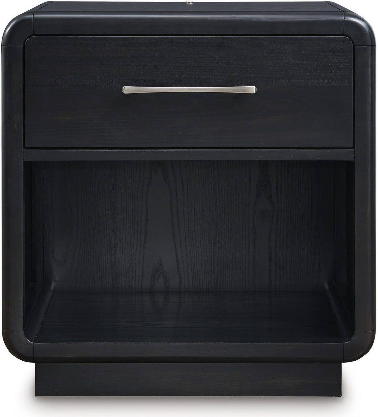 Rowanbeck Panel Bedroom Set In Black and Gray