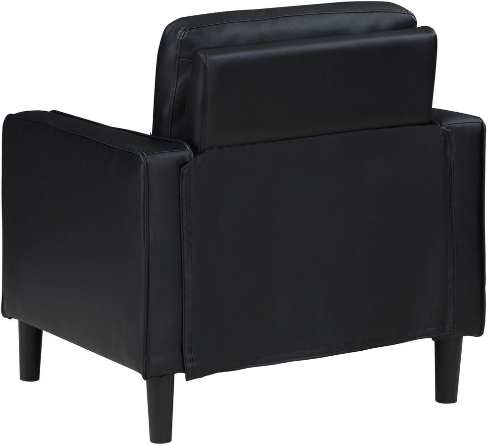 Ruth Living Room Set In Black