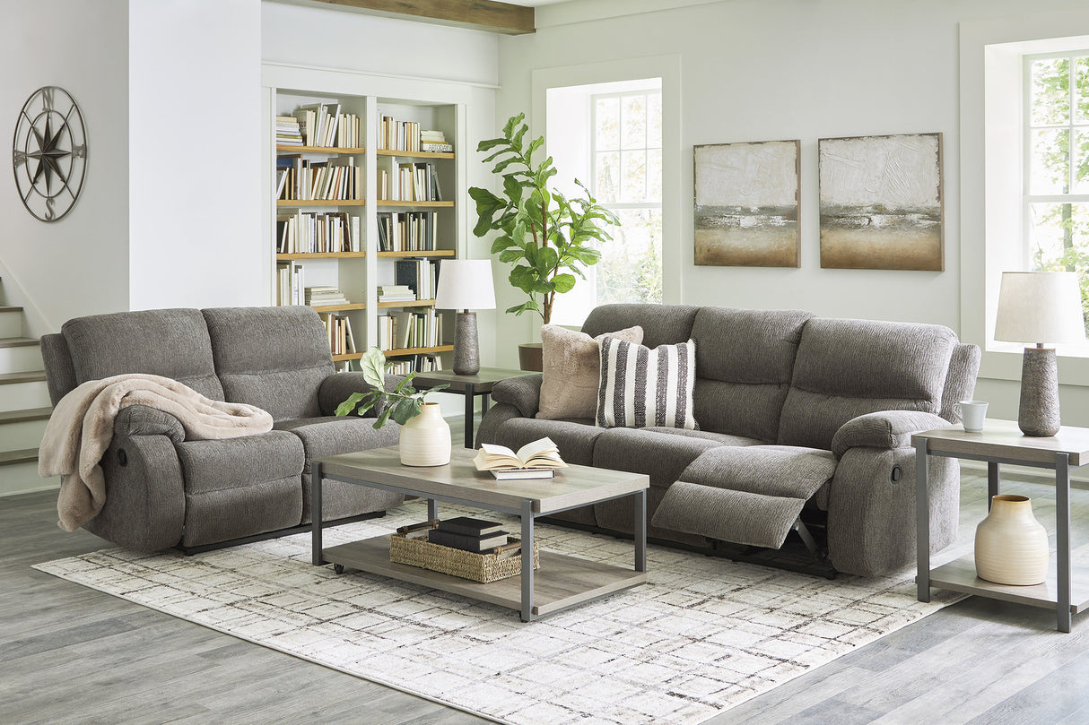 Scranto Reclining Living Room Set In Brindle