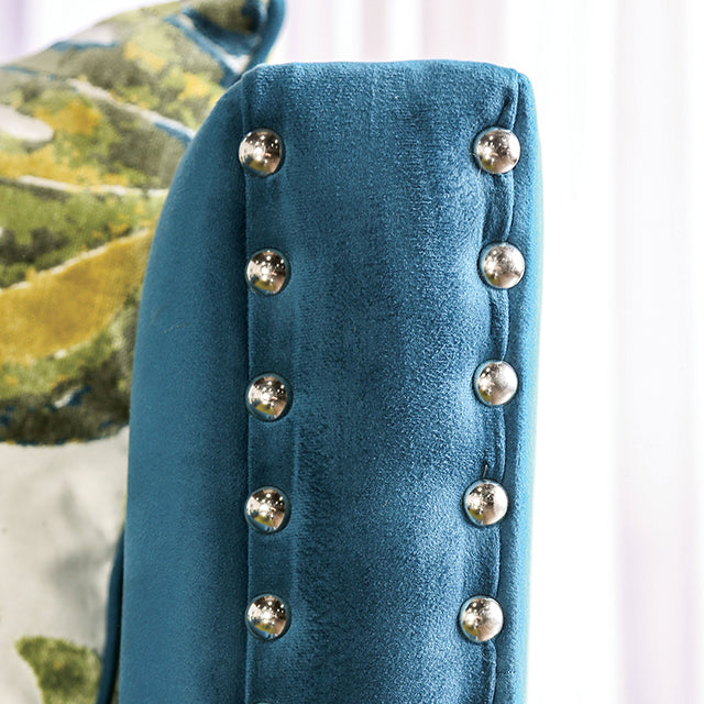 Azuletti Dark Teal/Apple Green Sofa