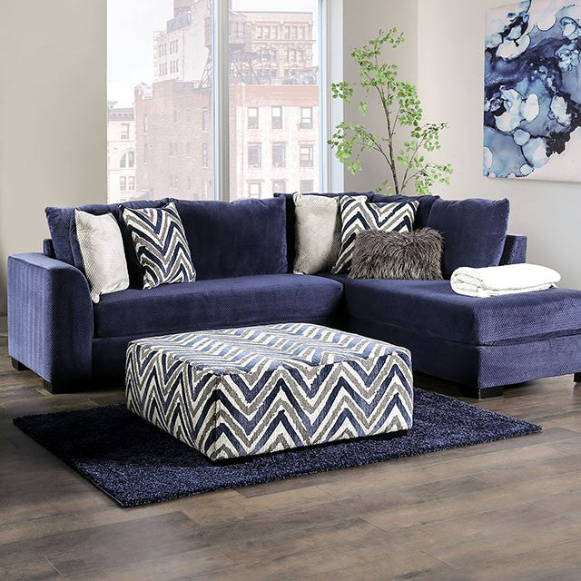 Griswold Navy Blue Sectional