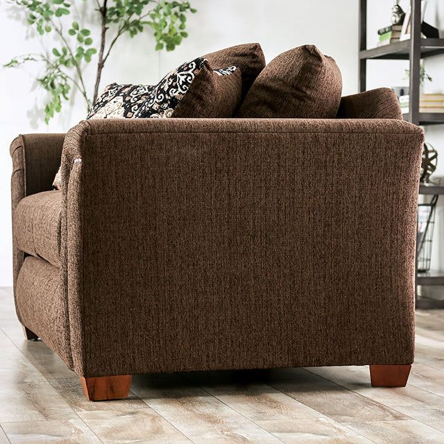 Belsize Chocolate/Tan Loveseat