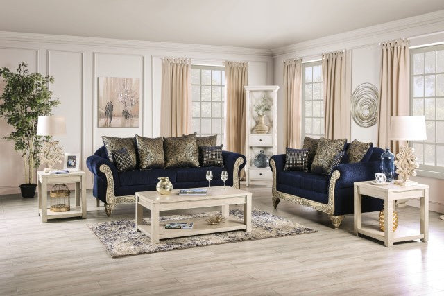 Marinella Royal Blue Loveseat
