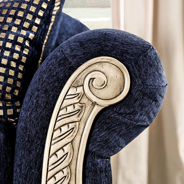 Marinella Royal Blue Loveseat