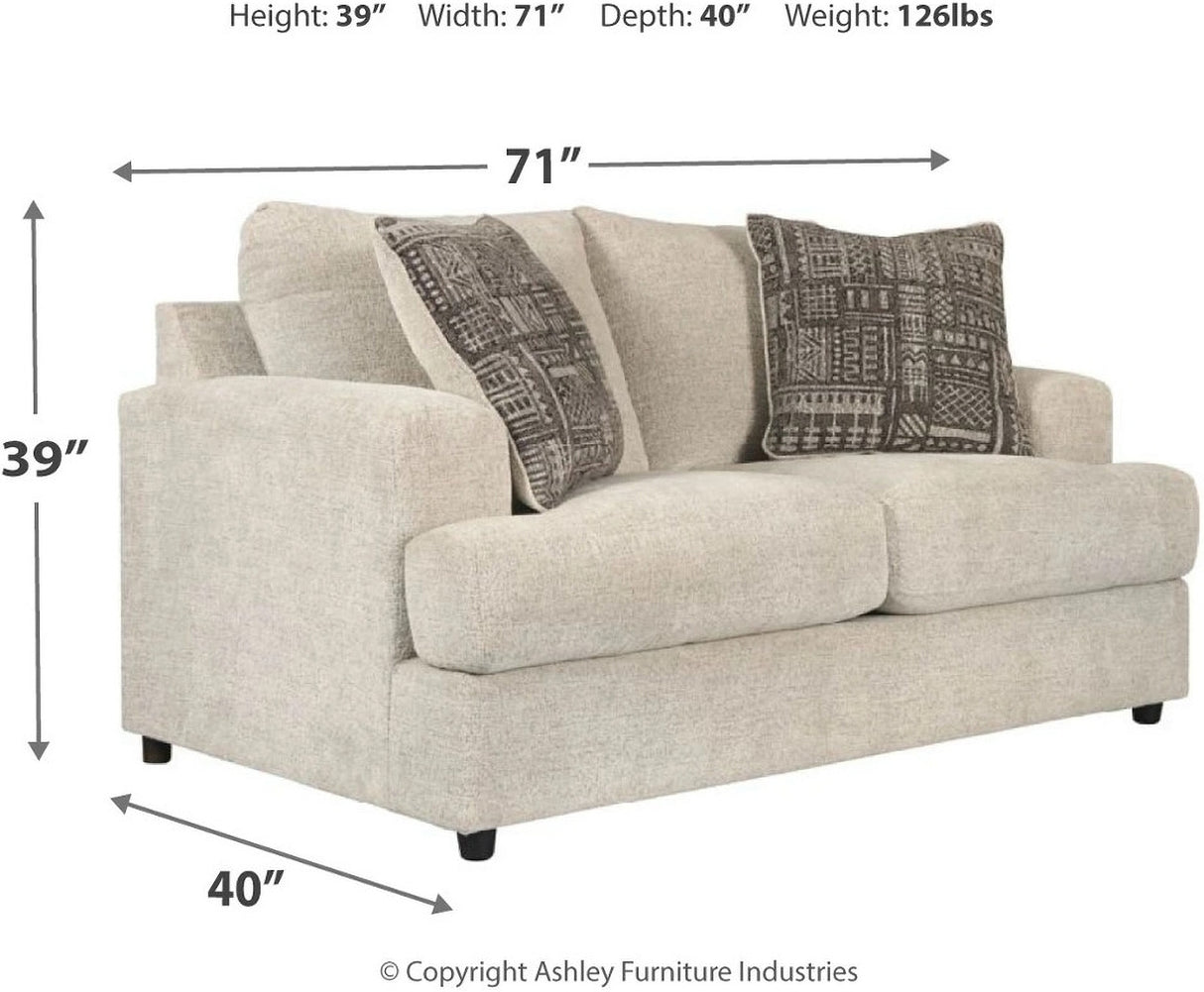 Soletren Living Room Set In Stone