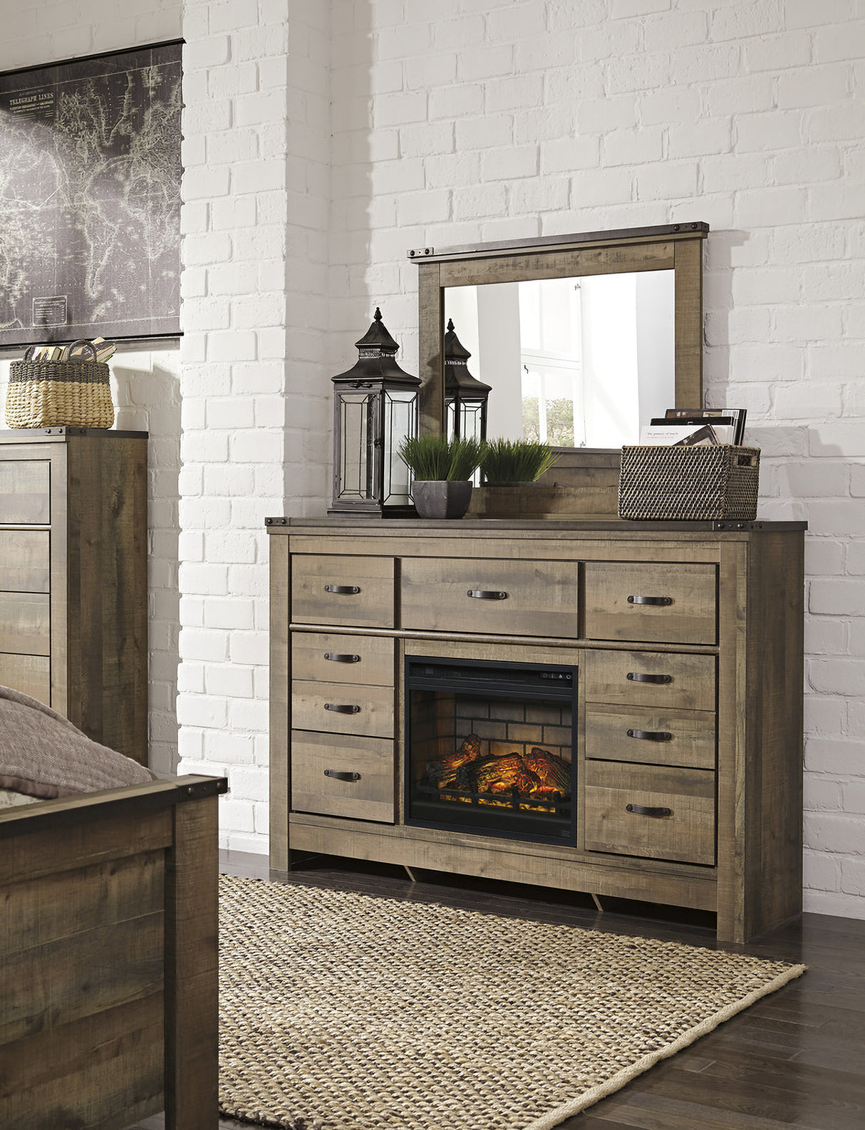 Trinell Brown Youth Panel Bedroom Set with Drawer Storage