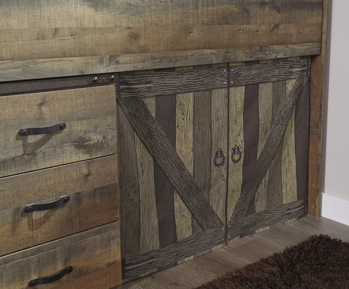 Trinell Brown Youth Panel Bedroom Set with Drawer Storage