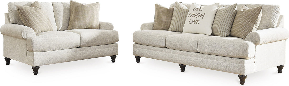 Valerani Living Room Set In Sandstone