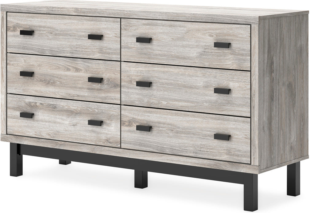 Vessalli Gray Panel Bedroom Set With Extensions