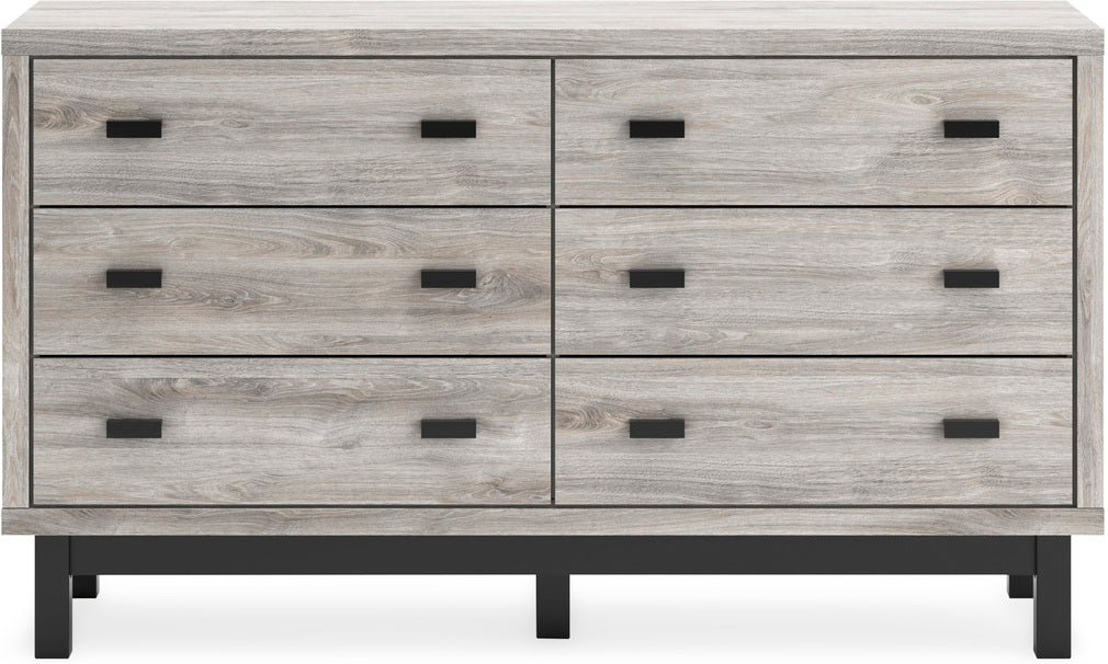 Vessalli Gray Panel Bedroom Set With Extensions