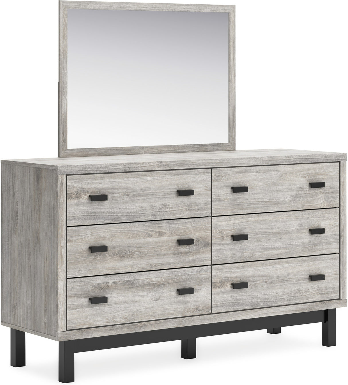 Vessalli Gray Panel Bedroom Set With Extensions