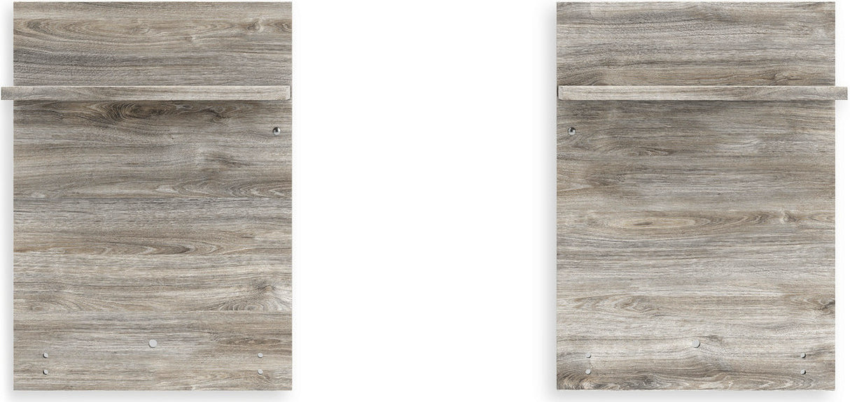 Vessalli Gray Panel Bedroom Set With Extensions