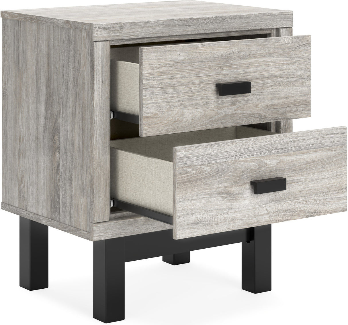 Vessalli Gray Panel Bedroom Set With Extensions