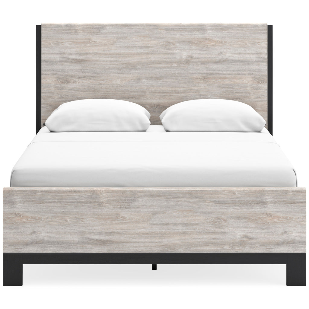 Vessalli Panel Bedroom Set In Gray