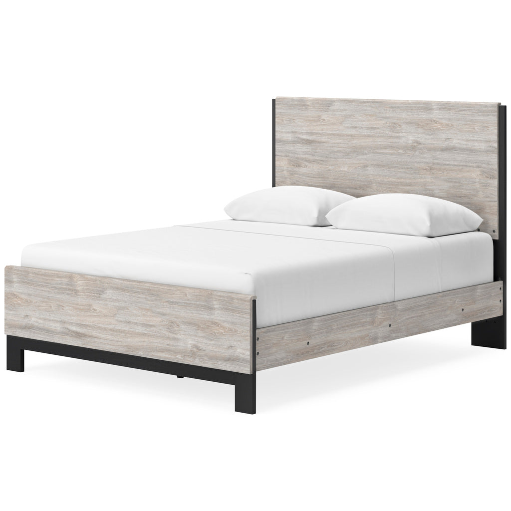 Vessalli Panel Bedroom Set In Gray