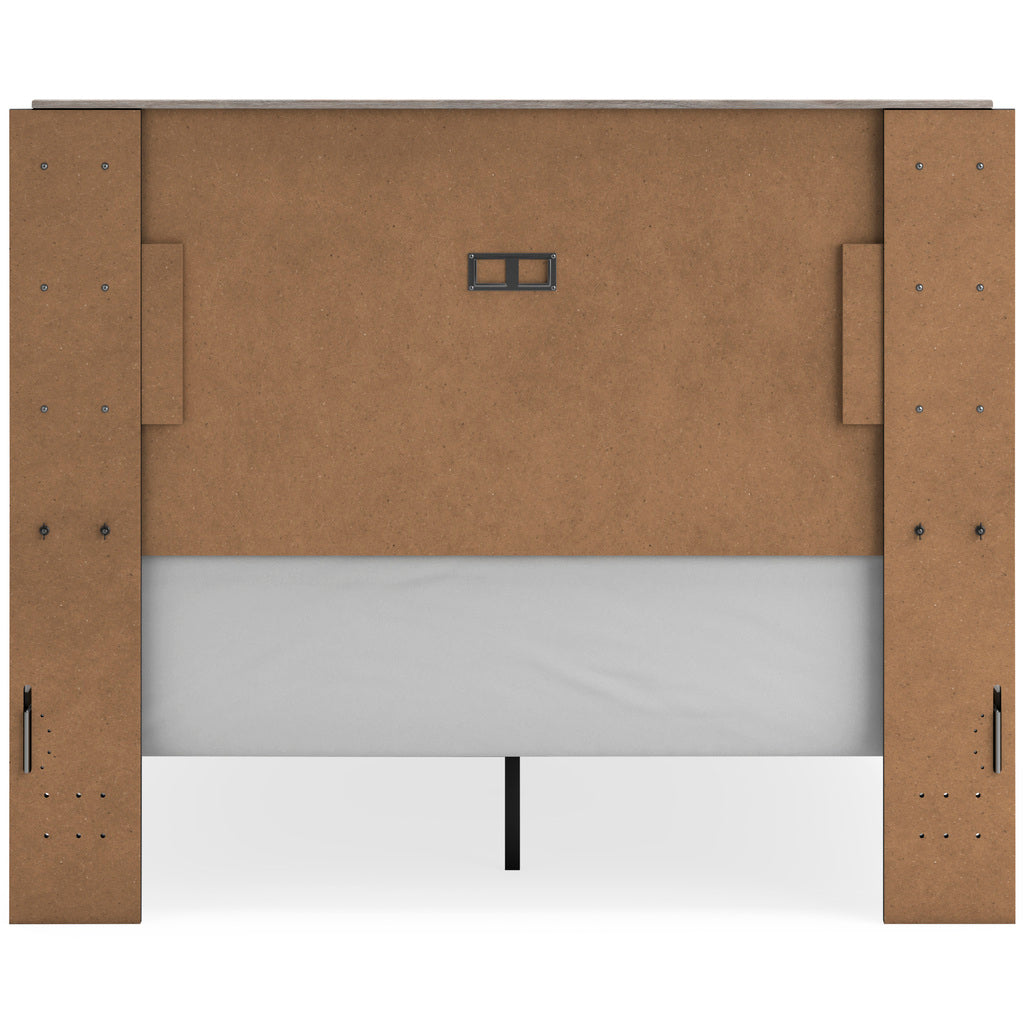 Vessalli Panel Bedroom Set In Gray