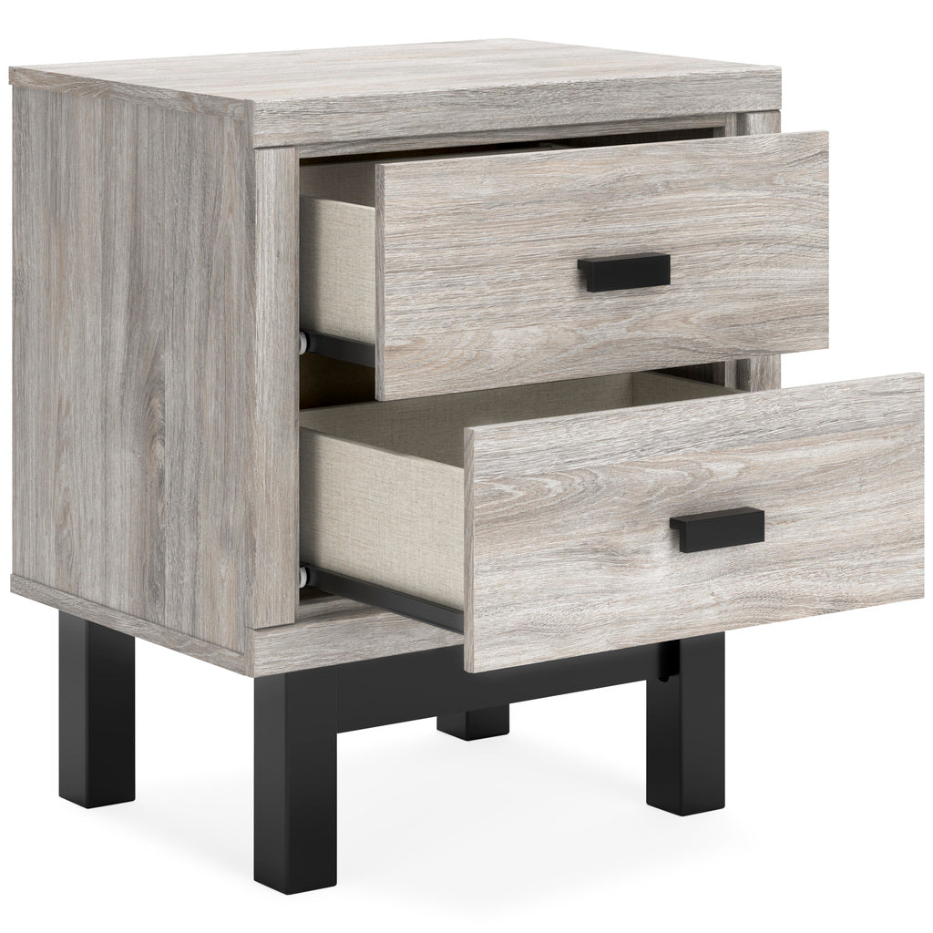Vessalli Panel Bedroom Set In Gray