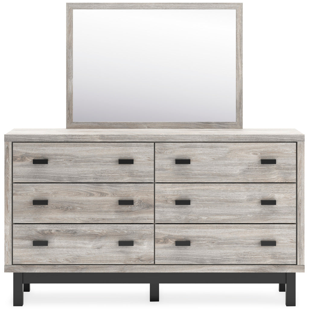 Vessalli Panel Bedroom Set In Gray
