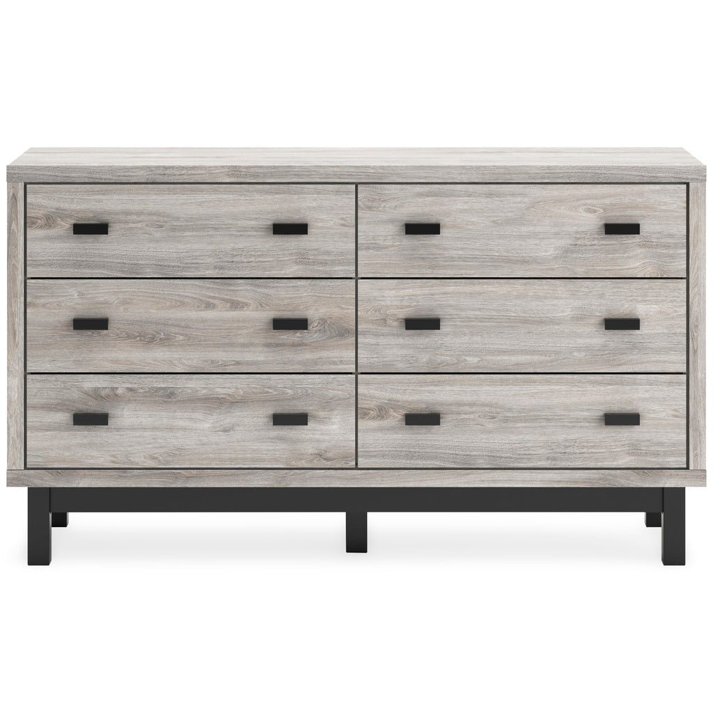 Vessalli Panel Bedroom Set In Gray