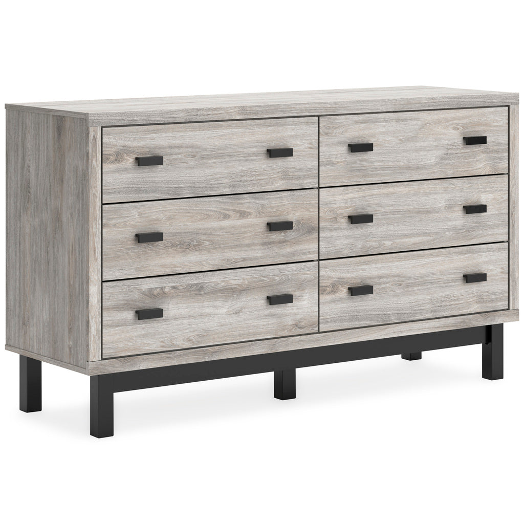 Vessalli Panel Bedroom Set In Gray