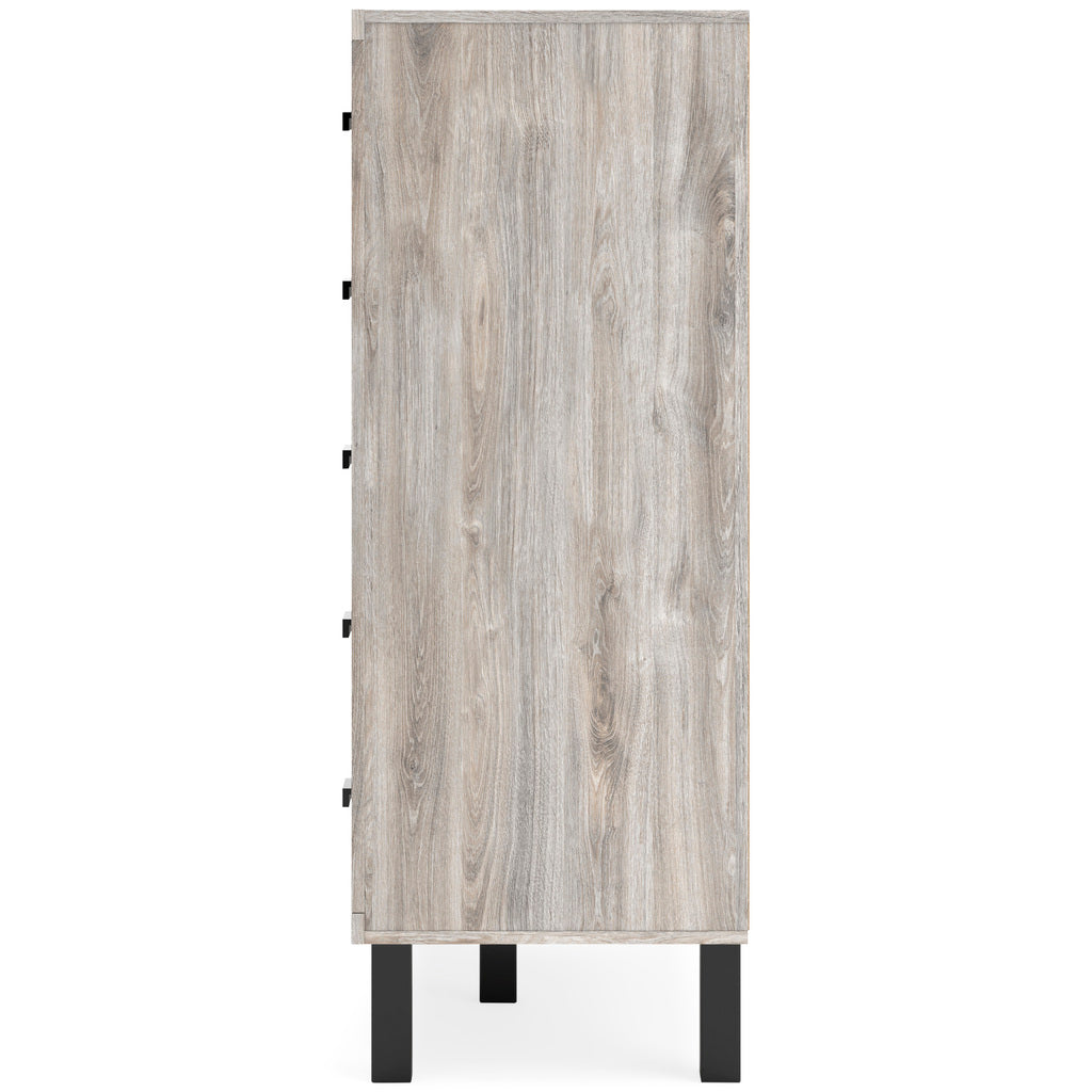 Vessalli Panel Bedroom Set In Gray