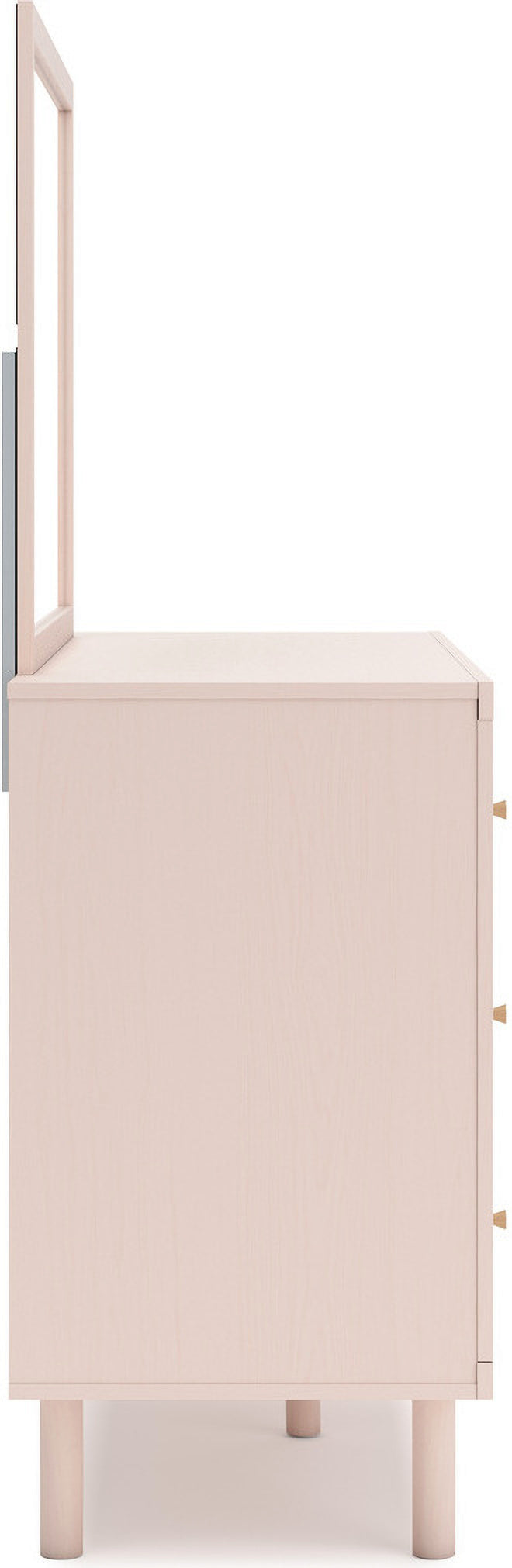 Wistenpine Youth Upholstered Panel Bedroom Set In Blush
