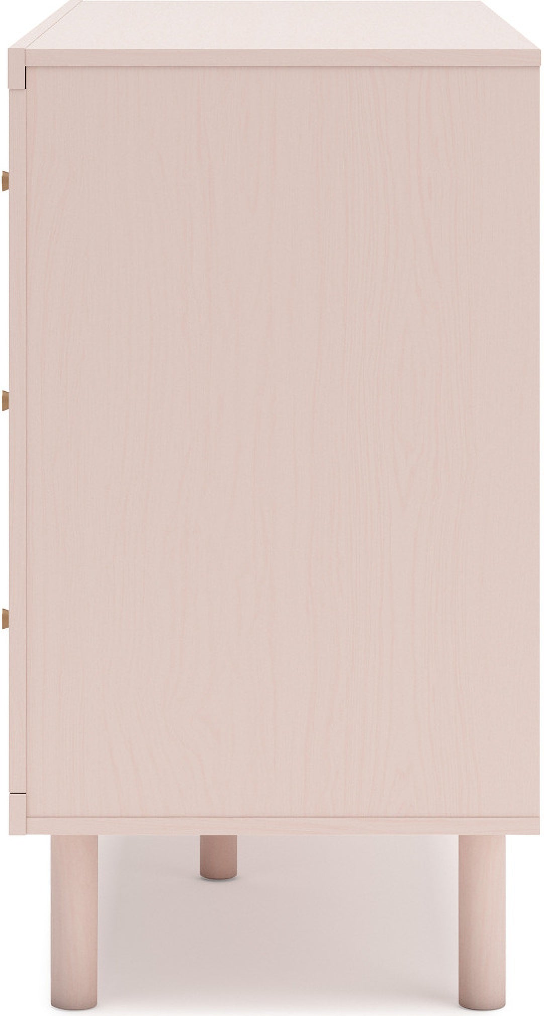 Wistenpine Youth Upholstered Panel Bedroom Set In Blush