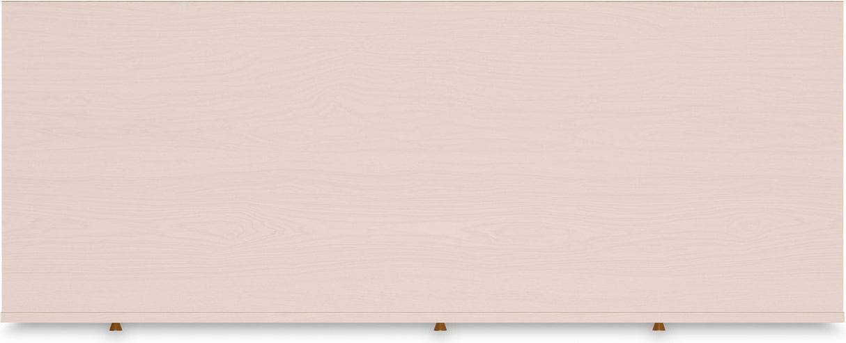 Wistenpine Youth Upholstered Panel Bedroom Set In Blush