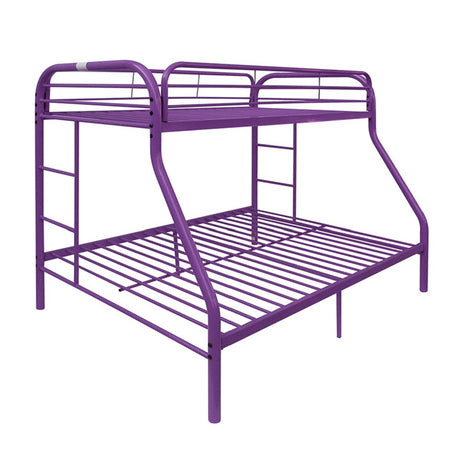 Tritan Purple Finish Twin/Full Bunk Bed