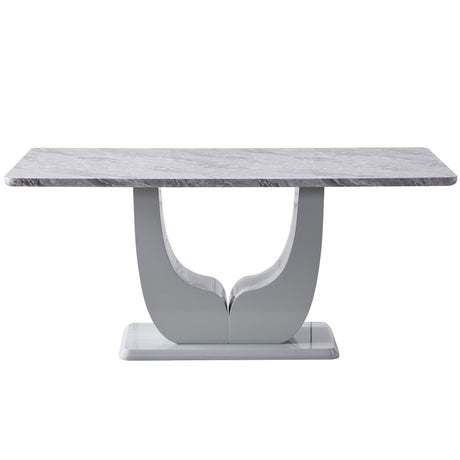 MDF Pedestal Dining Table