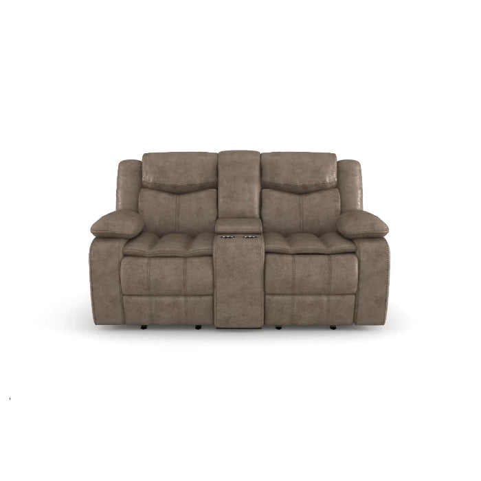 Bastrop Black Reclining Loveseat