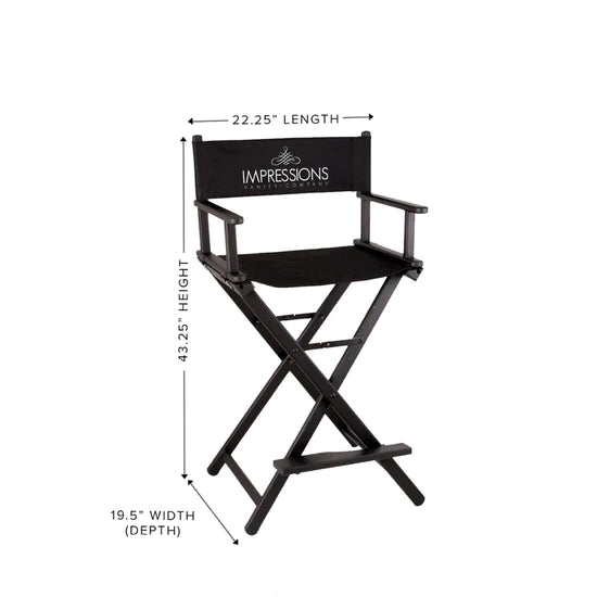 Foldable Professional Makeup Artist's Chair