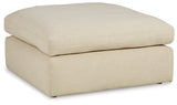 Elyza Linen Oversized Accent Ottoman