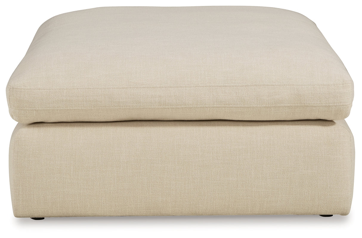 Elyza Linen Oversized Accent Ottoman