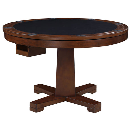 Marietta Tobacco Round Dining And Billiard Poker Game Table