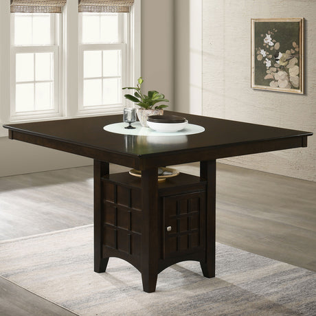 Gabriel Cappuccino 52-Inch Counter Height Dining Table