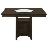 Gabriel Cappuccino 52-Inch Counter Height Dining Table
