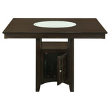 Gabriel Cappuccino 52-Inch Counter Height Dining Table