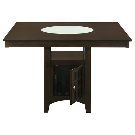 Gabriel Cappuccino 52-Inch Counter Height Dining Table