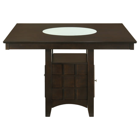 Gabriel Cappuccino 52-Inch Counter Height Dining Table