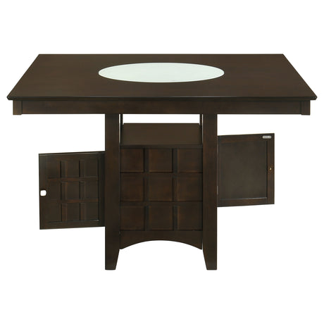 Gabriel Cappuccino 52-Inch Counter Height Dining Table