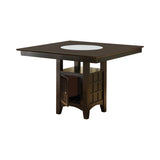 Gabriel Cappuccino 52-Inch Counter Height Dining Table
