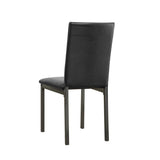 Garza Upholstered Dining Chairs Black (Set Of 2)