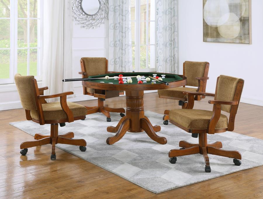 Mitchell Amber 5-Piece 3-In-1 Dining And Game Table Set