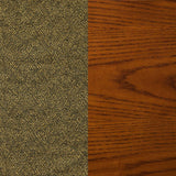 Mitchell Upholstered Game Chair Olive-Brown And Amber