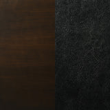 Jaden Upholstered Counter Height Stools Black And Espresso (Set Of 2)