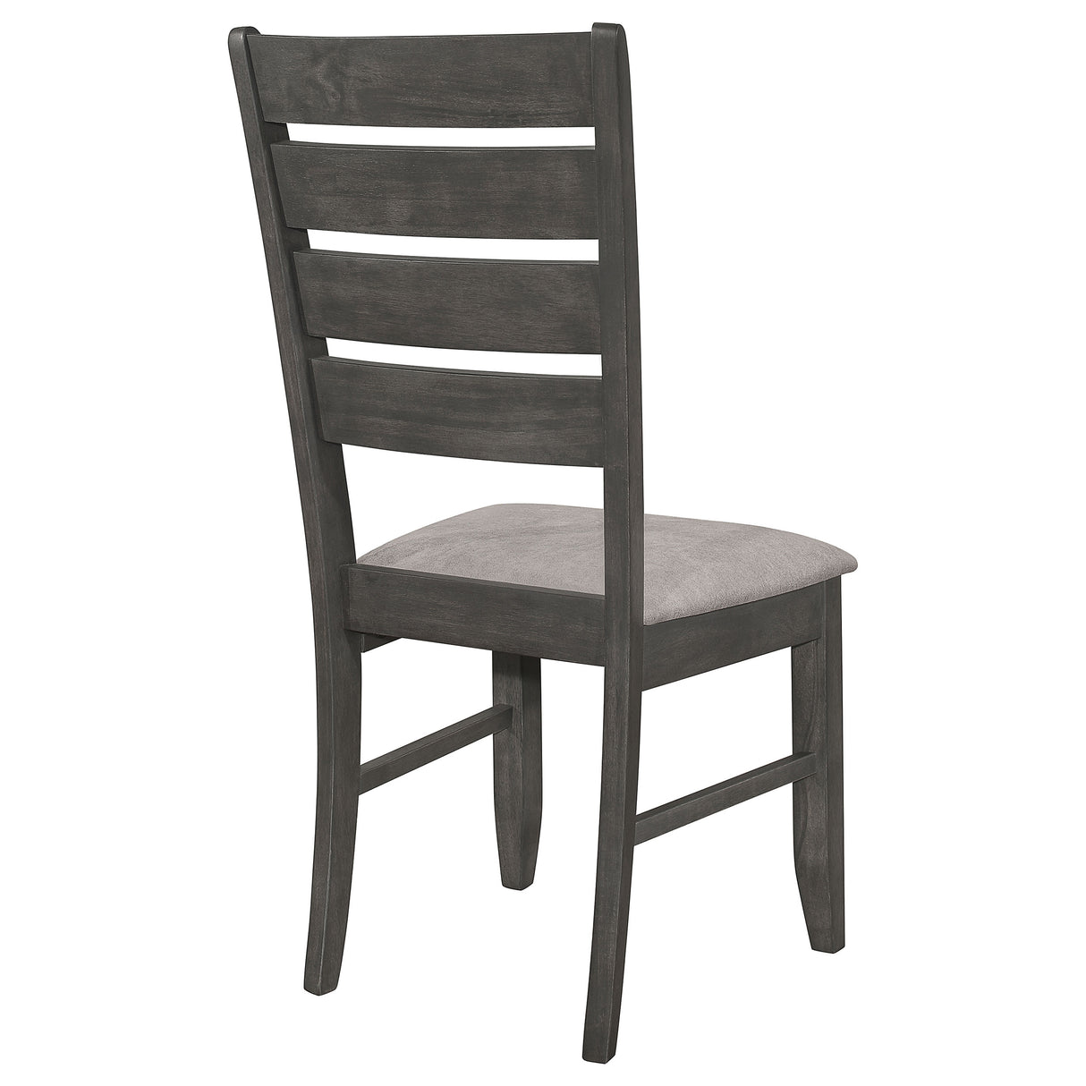 Dalila Ladder Back Side Chair (Set Of 2) Grey And Dark Grey