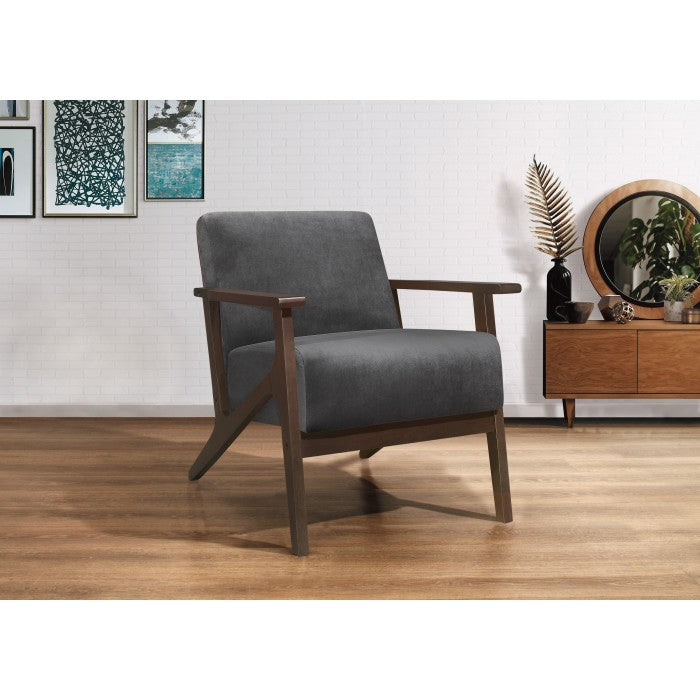 August Dark Gray Accent Chair