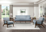 Carlson Blue Gray Loveseat