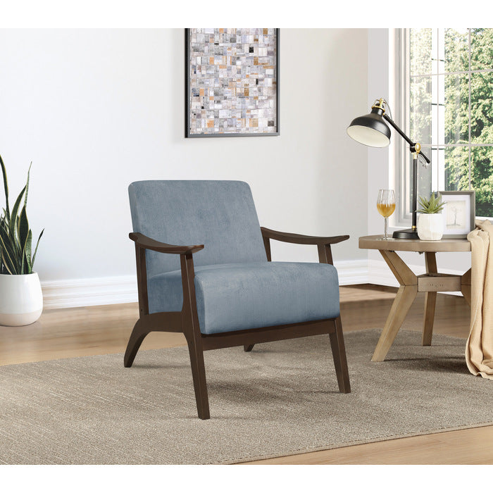Carlson Blue Gray Accent Chair